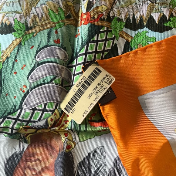 Hermes Silk Scarf Chief Indiens 90 - Picture 8 of 9